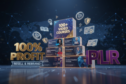 100 + vedio coures  formations PLR que vous pouvez revendre comme les vôtres, tout en gardant 100 % des bénéfices 3D