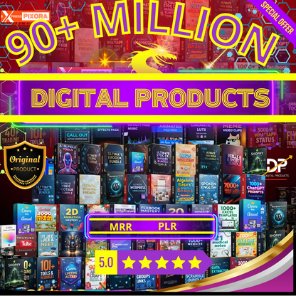 90 + Million digital product