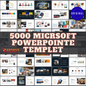 5000 micrsoft powerpointe Templet