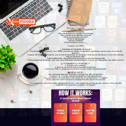 100 + millions de produits numériques avec licences PLR et MRR,