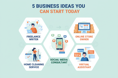  5 Businesses You Can Start Today