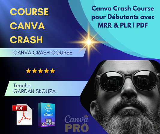Canva Crash Course pour Débutants avec MRR & PLR