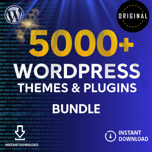 Plus de 5 000 thèmes et plugins WordPress MÉGA Package