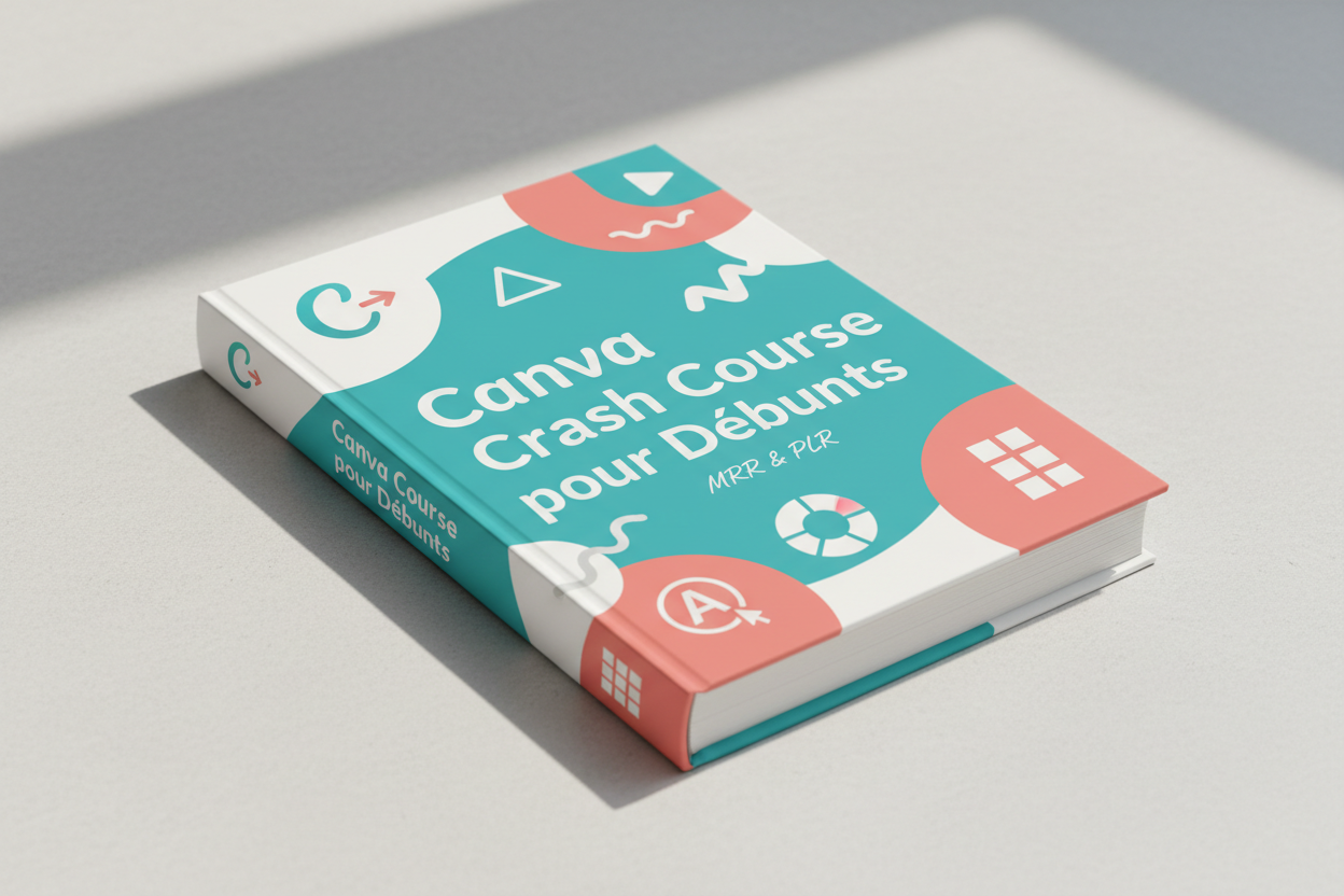 Canva Crash Course pour Débutants avec MRR & PLR LIVRE 3D HD