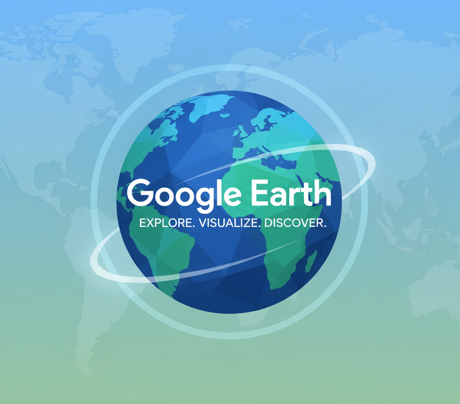 google Earth مكتوب عليها 