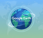 google Earth مكتوب عليها 