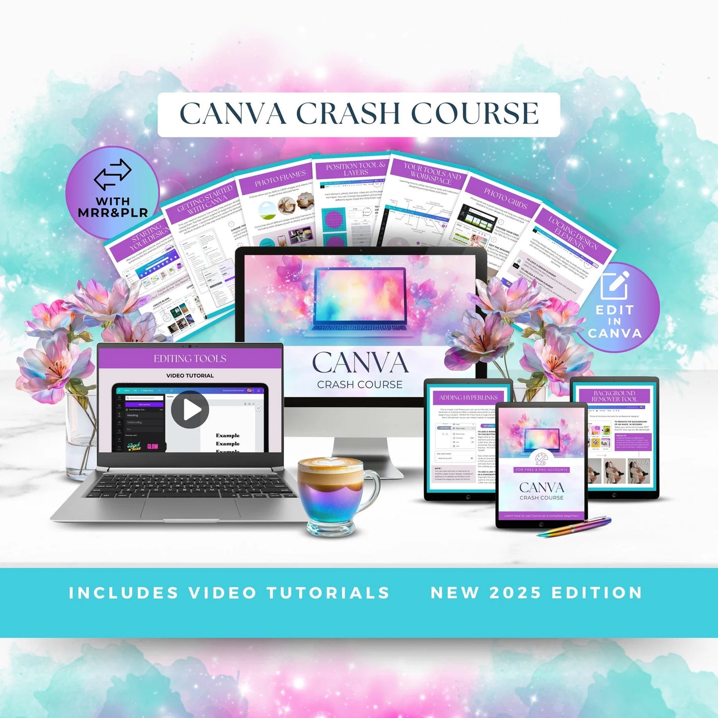 Canva Crash Course pour Débutants avec MRR & PLR