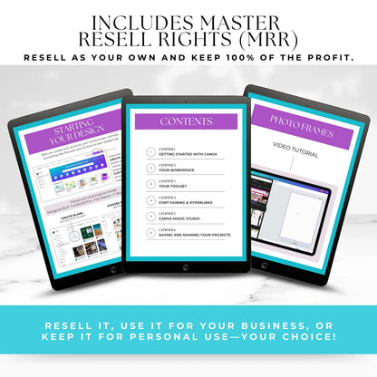 Canva Crash Course pour Débutants avec MRR & PLR